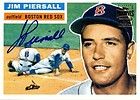 2002 Topps Archives JIMMY PIERSALL Autograph Auto Signed Red Sox