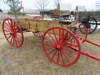 Single Shalves Antique Horse Drawn Wagon Hand Forged Light Usable