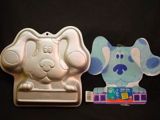 Wilton BIG BLUES CLUES cake pan PUP PUPPY DOG 2003 mold tin INSERT