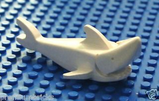 LEGO Animal WHITE SHARK Ocean Sea Underwater fish Jaws Minifig