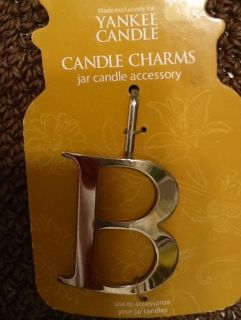 Yankee Candle Jar Candle Charm B NEW