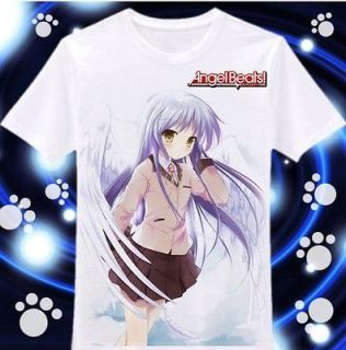 Anime Angel Beats Clothing Tachibana Kanade Angell DIY Costume T shirt