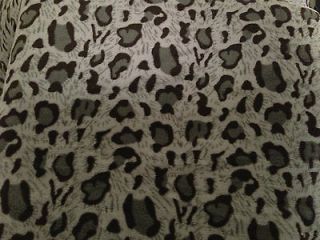Queen blanket Super Soft Grey Black Leopard animal Print Microfiber