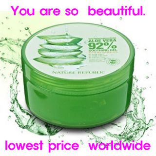 ALOE VERA GEL 92% 300ml NEW Soothing Moisture Skin Care pure cosmetic