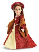 Anne Boleyn Tudor Doll Dress & French Hood for 18 slim Carpatina