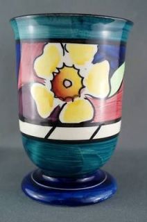 Vintage Floral Vase 4 1/4 Tall H & K Tunstall
