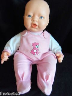 Interactive Levatoy Cute Expressions Baby Doll Outfit Coos Babbles