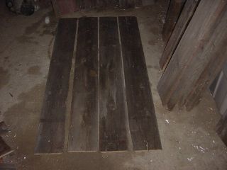 VINTAGE BARN BOARDS LUMBER 80+ YEAR OLD WOOD LOTS OF CHARACTER 60 X