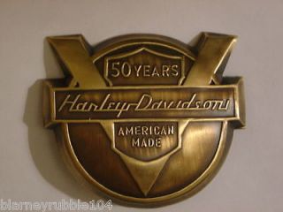 Harley 1954 50th Anniversary Fender Emblem Panhead Hummer K Model