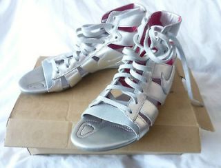 womens silver NIKE Gladiator sandals shoes trainers size UK 4.5