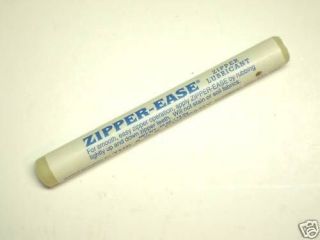 Zipper Ease Zipper Lube   Smooth it out wax oil grease for Scuba