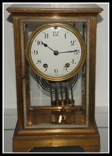 Unusual Antique Seth Thomas Carriage Style Mantel Clock NR