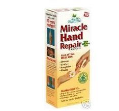 MIRACLE HAND REPAIR CREAM W/ ALOE 8 oz FAST RELIEF FOR DRYNESS CRACKS