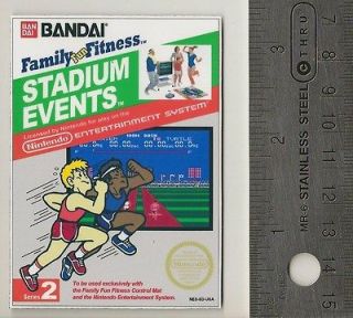 Stadium Events MAGNET, Nintendo, NES