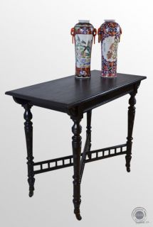 Antique Library Writing Hall Table Ebonised Aesthetic Period George