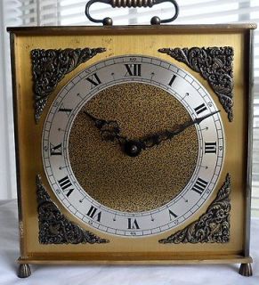 Vintage URGOS Table Clock Wind up Movement in Good Working Condition