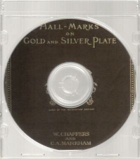HALLMARKS on GOLD and SILVER Plate Book on CD