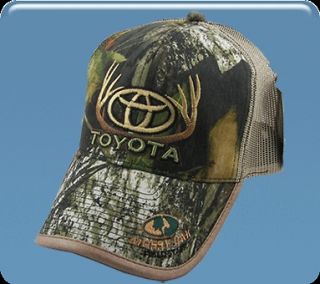 NEW TOYOTA MOSSY OAK MESH BACK CAMOUFLAGE ANTLERS ADULT HAT CAP