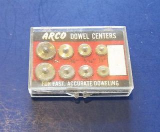 ARCO DOWEL CENTERS W/ BOX WOODWORKING NICE CLEAN 