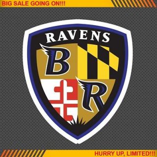 Baltimore Ravens Alternate NFL Football Logo Car Bumper Window Wall