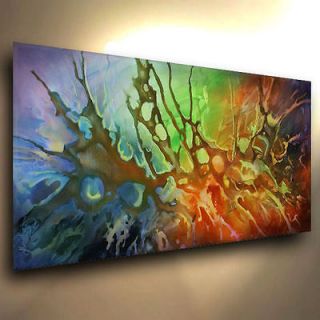 ABSTRACT ART Painting modern Contemporary DECOR Michael Lang certified