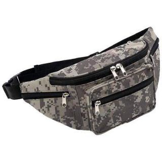 NEW Digital Camo Water Repellent Fanny Pack Waist Bag /Travel /Hunting