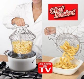 PERFECT COOK CHIP BASKET KITCHEN CHEF COOK, BOIL, OR DEEP FRY*AS SEEN