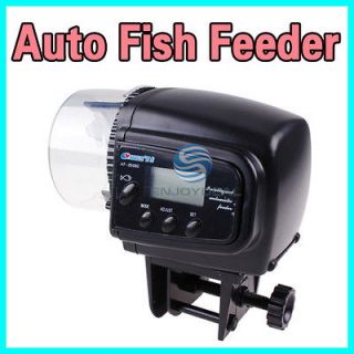 Automatic Auto Aquarium Tank Fish Food Feeder with LCD Display New