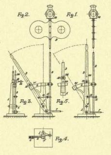 Railroad Switch Lock 1888 US Patent Art Print_T003