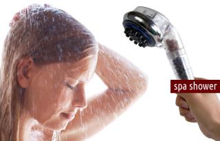 Negative Ion Spa Shower Head, Water Softner and Purifier