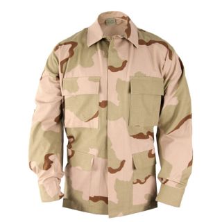 COLOR DES CAMO NYLON COT RIP BDU COAT (military dress blouse uniform