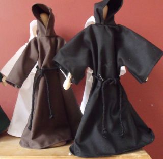BN cotton black/brown Design Your Own Robe Costume Pagan/Wiccan/B