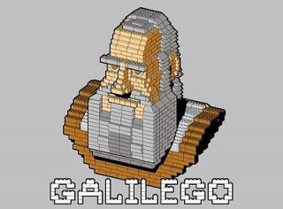 Legos as Galileo Art Galilego Satire Men Teefury Shirt NEW RARE