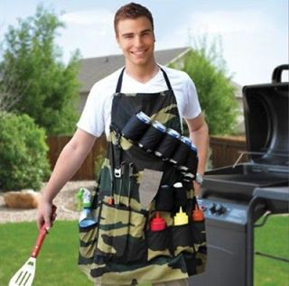 Camo Funny BBQ Grilling Grill Novelty Cooking Food Aprons for Men
