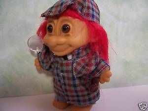 DETECTIVE SHERLOCK HOLMES   5 Russ Troll Doll   NEW IN ORIGINAL