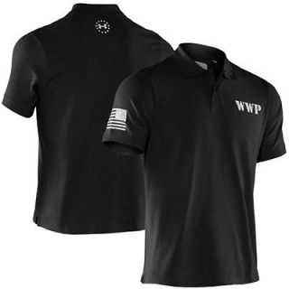 Under Armour Mens Wounded Warrior Project Graphic Golf Polo Shirt