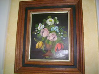 VINTAGE OIL PAINTING BY VITO RUGGERI STILL LIFE FLORAL OFFERS