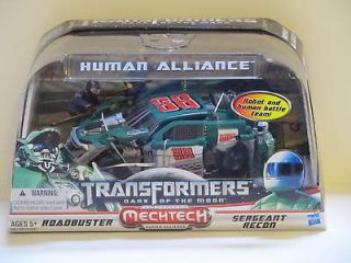Transformers DOTM Roadbuster with Sergeant Recon Human Alliance HA