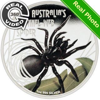 TUVALU 2012   $1 Deadly & Dangerous   Australias Funnel Web Spider