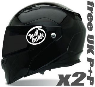 wat Inside stickers x2 for AGV Arai Shoei helmet Bell Nolan Nitro