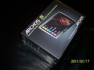 ARCHOS 5 120GB 120 GB Wi Fi  MP4 Digital Video Media Player New