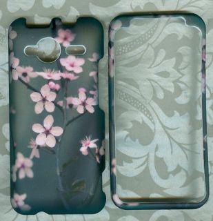 cherry blossom rubberized Sprint HTC EVO Shift 4G/Knight PHONE COVER