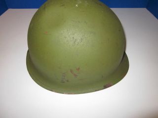 WWII Army Helmet Steel Pot World War 2 Memorabilia Collectible
