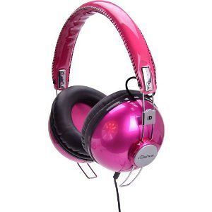 Hipster 702 Channel Recording Studio Equipment DJ Headphones Hot Pink