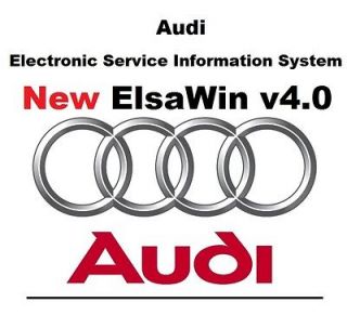 ElsaWin v4.0 Audi 80 100 A1 A2 A3 A4 A5 A6 A7 A8 R8 Q3 Q5 Q7 TT