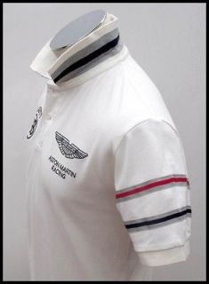 Aston Martin Racing Club sponsored by Hackett Armstriped polo shirt