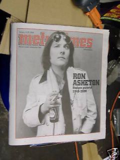 REAL DETROIT issue Ron Asheton dies on the cover