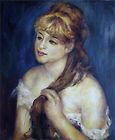 Painting Repro Renoir, Pierre Auguste Young Woman Braiding Her Hair
