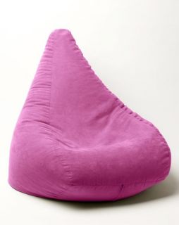Chillizone Bean Bag Candy Pink Velour Adult size 200 litre