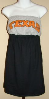 University Texas Game Day Dress Strapless T Shirt Sz S
